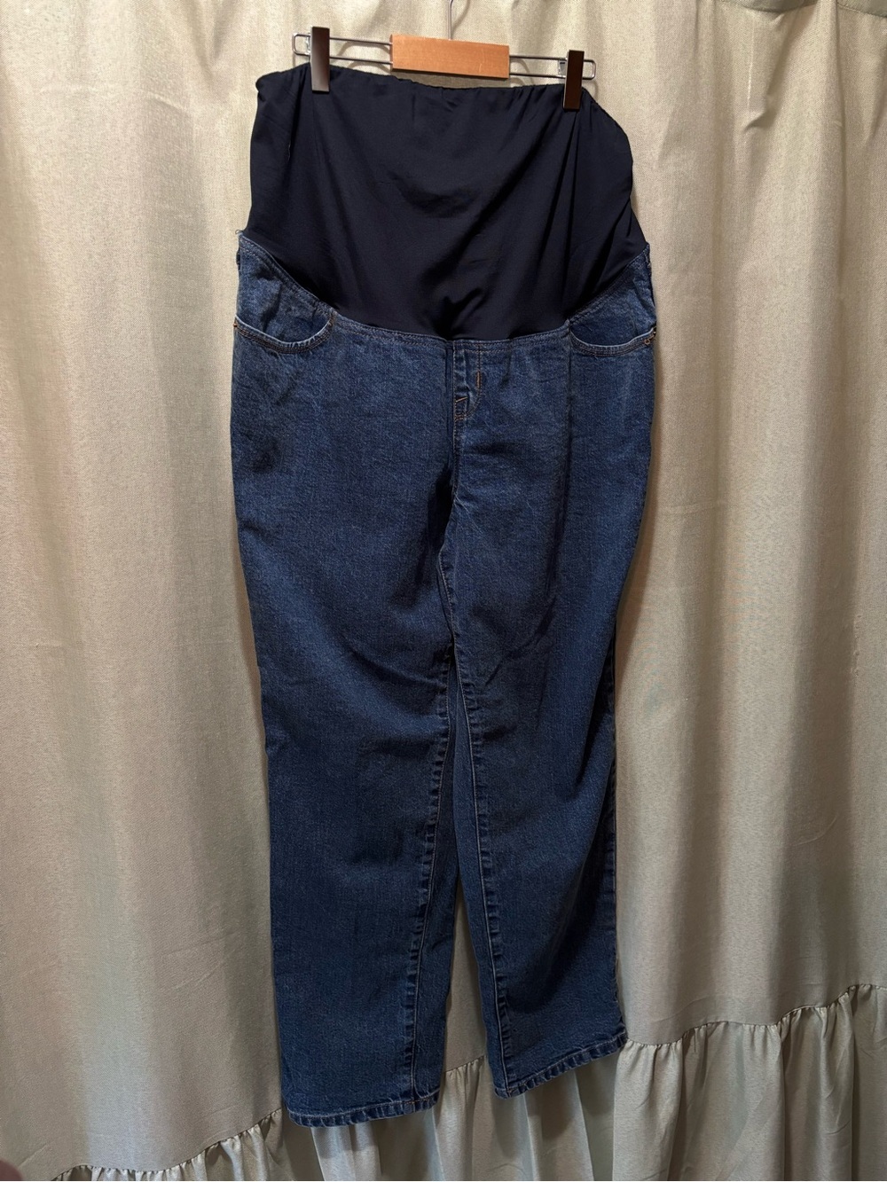 Ingrid and Isabel 90s Straight Maternity Jeans